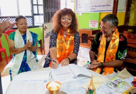 MOU between METCENAS, o.p.s. (CZ) and Yasodhara Baudha School signed