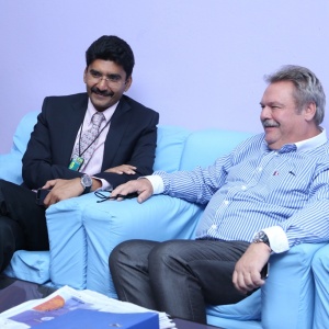Honorary Consul Mr. Vishnu Kumar Agarwal with Commercial Director of Let Kunovice Mr. Miroslav Kožíšek